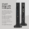 Kensington Üçlü Ekran USB-C Bağlantı İstasyonu (K37060NA) USB-C Triple Display 100W