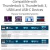 Kensington USB4 Dörtlü 4K Ekran Bağlantı İstasyonu (SD5800T)