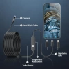Kinpthy Işıklı Endoskop Kamera LED Işıklı 1920P HD Borescope Single lens