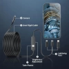 Kinpthy Işıklı Endoskop Kamera LED Işıklı 1920P HD Borescope Single lens