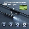 Kinpthy Işıklı Endoskop Kamera LED Işıklı 1920P HD Borescope Single lens