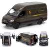 Kinsmart UPS Mercedes-Benz Sprinter ve USA Posta Kamyonu Oyuncak Araba Seti