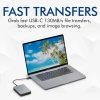 LaCie Mobile Drive Secure External Hard Drive Taşınabilir HDD - Refresh Refresh 1 TB Silver