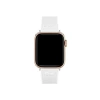 Lacoste Çizgili Silikon Unisex Apple Saat Kayışı Orta Boy Beyaz