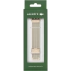 Lacoste Çizgili Silikon Unisex Apple Saat Kayışı Orta Boy Carnation Gold