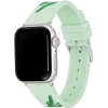 Lacoste Çizgili Silikon Unisex Apple Saat Kayışı Orta Boy Mint