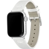 Lacoste Çizgili Silikon Unisex Apple Saat Kayışı Orta Boy Pearl