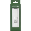 Lacoste Çizgili Silikon Unisex Apple Saat Kayışı Orta Boy Pearl