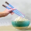 LED Parlayan Işık Sabre Yıldız Savaşları Yemek Çubukları