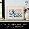 LEGO Art Hokusai-Büyük Dalga 31208, 3D Japon Duvar Sanatı El Sanatları Seti