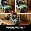 LEGO Icons Land Rover Classic Defender 90 Model Araba Yapım Seti 10317  Green/Black