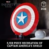 LEGO Marvel Kaptan Amerikanın Kalkanı 76262 Model Kiti Red, White, Blue