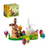 LEGO Paskalya Tavşanları Sergi Yapım Oyuncak Seti 40523 Brown,pink,transparent,white