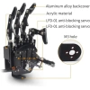 LewanSoul Robot El Beş Parmak Biyonik Robot Mekanik Kol DIY Left Hand