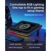 llano V12 RGB Dizüstü Bilgisayar Soğutma Pedi (Hub+RGB)