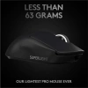 Logitech G PRO X SUPERLIGHT Ultra Hafif HERO Oyuncu Mouse Black
