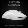 Logitech G PRO X SUPERLIGHT Ultra Hafif HERO Oyuncu Mouse White Mouse