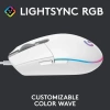 Logitech G203 Kablolu Gaming Mouse + Pad Beyaz