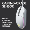 Logitech G203 Kablolu Gaming Mouse + Pad Beyaz