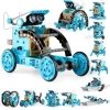 Lucky Doug 12si 1 arada STEM Güneş Robotu Mavi