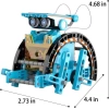 Lucky Doug 12si 1 arada STEM Güneş Robotu Mavi