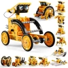 Lucky Doug 12si 1 arada STEM Güneş Robotu Sarı