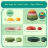 Makarci Çocuklar için Sallanan Basamak Taşları Mixed Color 10PCS 10 PCS
