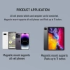 Manyetik Standlı Katlanabilir Bluetooth Klavye Beyaz