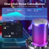MAONO USB RGB Işıklı Kondenser Oyun Mikrofonu Black Crystal