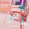 MAONO USB RGB Işıklı Kondenser Oyun Mikrofonu Pink