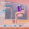 MAONO USB RGB Işıklı Kondenser Oyun Mikrofonu Pink