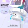 MAONO USB RGB Işıklı Kondenser Oyun Mikrofonu White