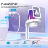 MAONO USB RGB Işıklı Kondenser Oyun Mikrofonu White
