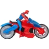 Marvel Motosikletli Spider Man Aksiyon Figürü