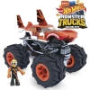 MEGA Hot Wheels Monster Trucks Yapı Oyuncağı Oyun Seti Tiger Shark Monster Truck