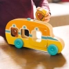 Melissa & Doug GO 3 Diskli Ahşap Roll & Ride Otobüs