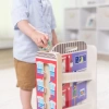 Melissa & Doug GO Tots Wooden Town House 3 Diskli Takla