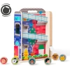 Melissa & Doug GO Tots Wooden Town House 3 Diskli Takla