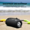 MIATONE Bluetooth Hoparlörler Kablosuz Su Geçirmez Siyah