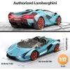 Miebely Lamborghini 1:12 Ölçekli Uzaktan Kumandalı Araba Blue