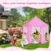 Monobeach Prenses Çadırı 02 Pink Tent with Play Mat