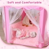 Monobeach Prenses Çadırı 02 Pink Tent with Play Mat