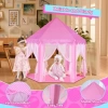 Monobeach Prenses Çadırı 03 Pink Tent with Large Star Lights