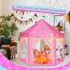 Monobeach Prenses Çadırı 03 Pink Tent with Large Star Lights