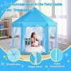 Monobeach Prenses Çadırı 04 Blue Tent with Little Star Lights