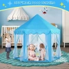 Monobeach Prenses Çadırı 04 Blue Tent with Little Star Lights