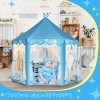 Monobeach Prenses Çadırı 04 Blue Tent with Little Star Lights