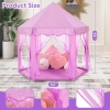 Monobeach Prenses Çadırı 05 Purple Tent with Little Star Lights