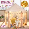 Monobeach Prenses Çadırı 06 Grey Tent with Little Star Lights