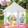 Monobeach Prenses Çadırı 06 Grey Tent with Little Star Lights